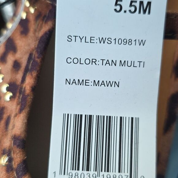 BRAND NEW SUGAR LEOPARD PRINT WOMEN MARY JANE FLAT - Picture 16 of 16